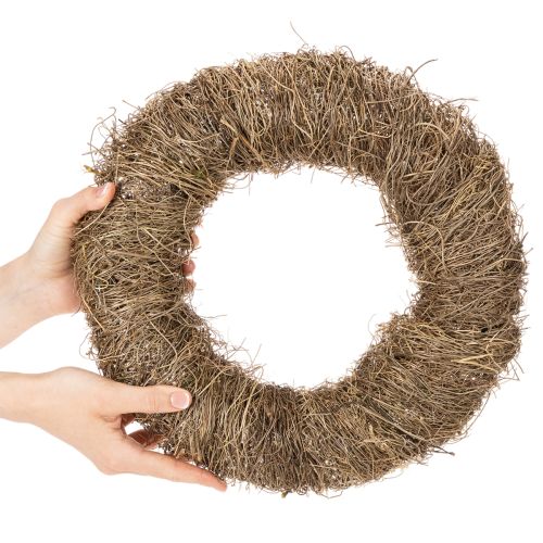 ProductName  
Natural Wreath Base for Crafting and Seasonal Decoration – 35cm  

ProductDescription  
<div>  
<h2>Natural Wreath Base for Creative Home Decoration</h2>  

<p>This natural wreath base is made from authentic grapevine material and measures 3 | Floristik24.co.uk