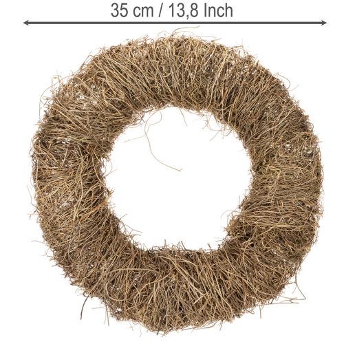 ProductName  
Natural Wreath Base for Crafting and Seasonal Decoration – 35cm  

ProductDescription  
<div>  
<h2>Natural Wreath Base for Creative Home Decoration</h2>  

<p>This natural wreath base is made from authentic grapevine material and measures 3 | Floristik24.co.uk