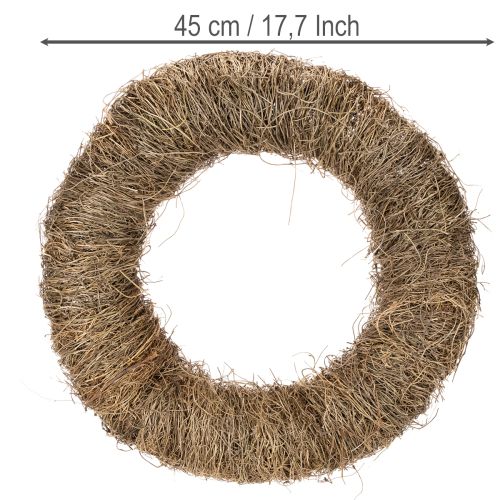 ProductName  
Natural Grapevine Wreath for Crafting and Decoration – 45cm  

ProductDescription  
<h2>Natural Grapevine Wreath for Creative Home Decoration</h2>  
<p>Transform your living spaces with the rustic charm of this natural grapevine wreath. Meas | Floristik24.co.uk