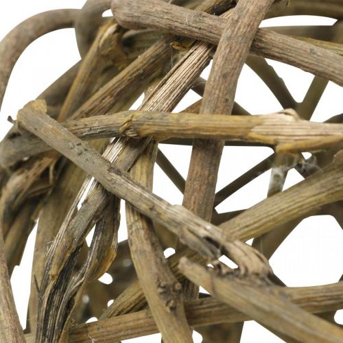 Product Deco ball grapevine natural dark Ø15cm