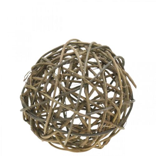 Product Deco ball grapevine natural dark Ø20cm