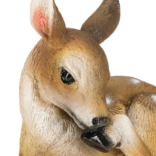Product Deer decoration fawn figure lying table decoration 13×6.5×12cm 3pcs