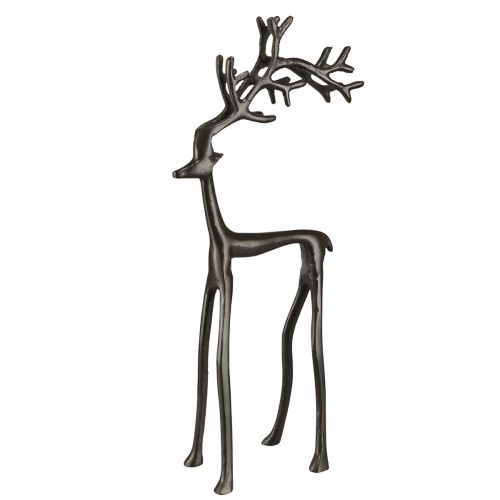 Floristik24 Reindeer decoration metal Christmas in brown 17x8x38,5cm