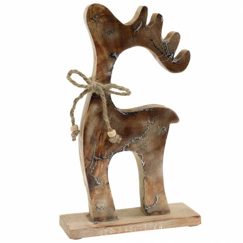 Floristik24 Christmas decoration deco figure reindeer wood 25cm