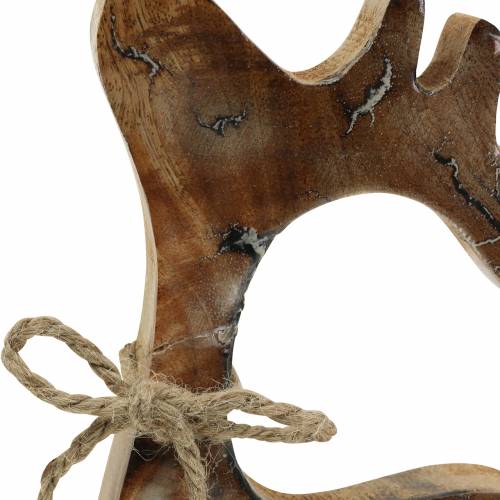 Floristik24 Christmas decoration deco figure reindeer wood 25cm