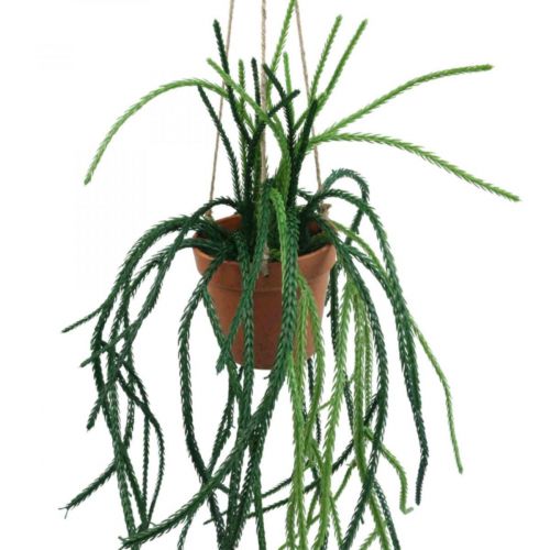 Product Rhipsalis artificial coral cactus hanging basket H87cm