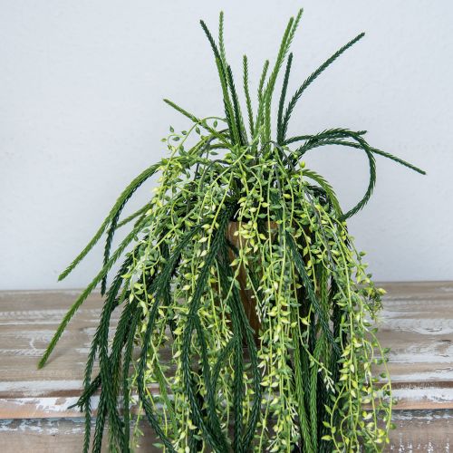 Product Rhipsalis artificial coral cactus hanging basket H87cm