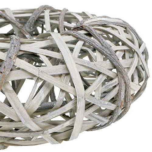 Product Bark wreath with willow small gray Ø28cm