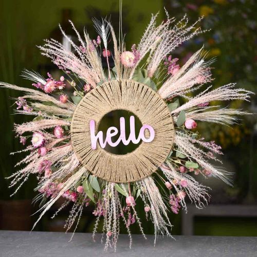 Product Ball Amaranth, Gomphrena Globosa, Summer Flower, Dry Flower Pink L49cm 50g