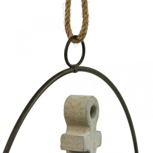 Product Decorative metal ring for hanging sailing boats / anchors Ø18cm 2 pcs
