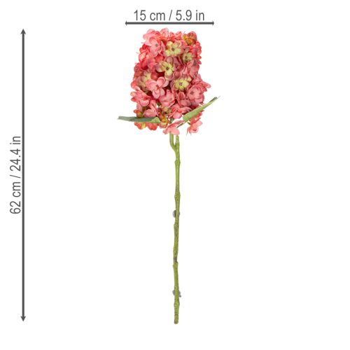 Product Artificial hydrangea flower with an elegant look for attractive room decoration, 62cm