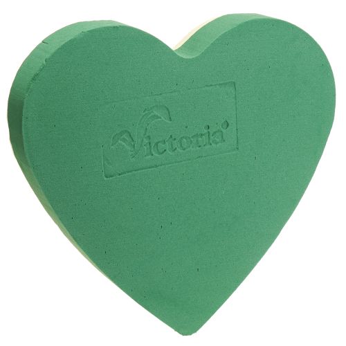 Floristik24 Romantic floral foam heart 30cm floral foam green 2 pieces