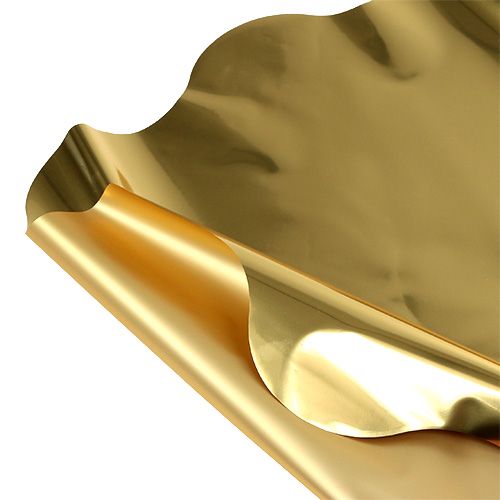 Floristik24 Rondella gold shiny, matt Ø50cm 50pcs