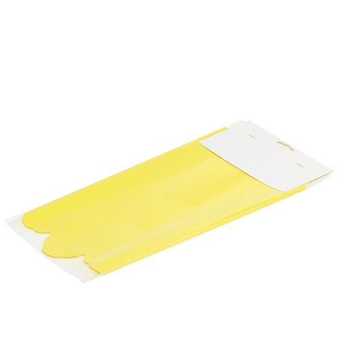 Floristik24 Rondella cuffs Ø48cm yellow 50pcs