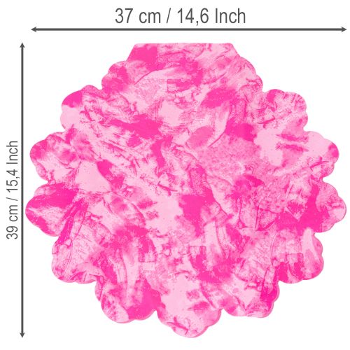 ProductName  
Round Pink Floral Bouquet Holder, 38cm  

ProductDescription  
<div>  
<h2>Bright Pink Round Bouquet Holder for Floral Arrangements</h2>  
<p>This round bouquet holder is a practical and stylish addition to your floral arrangements. Crafted  | Floristik24.co.uk