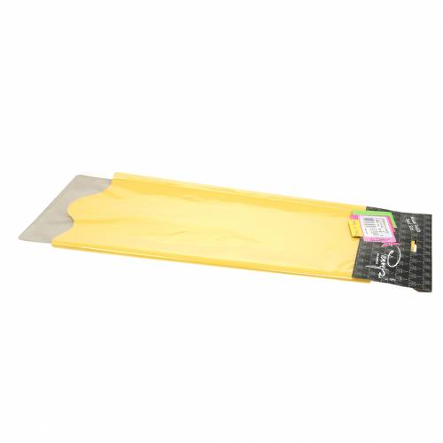 Floristik24 Rondella cuff yellow Ø50cm 50pcs pot cuff