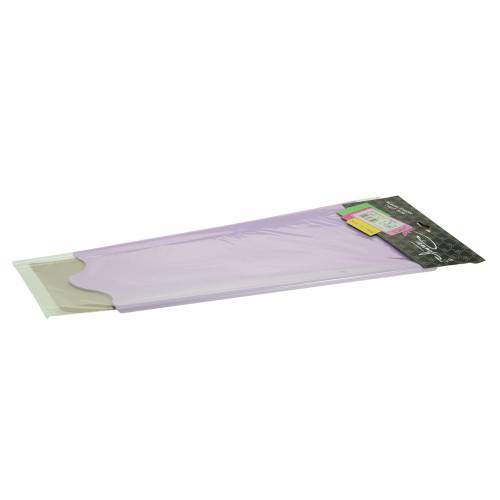 Floristik24 Rondella cuff purple striped Ø60cm 50pcs