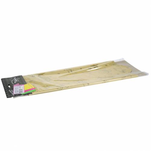 Floristik24 Rondella Christmas motive 60cm gold 50pcs