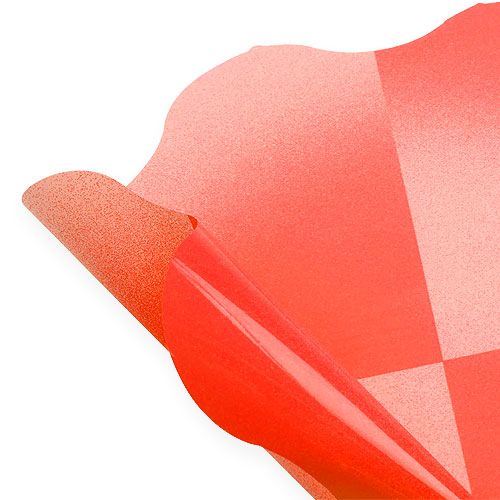 Floristik24 Flower cuff Ø40cm red 50p