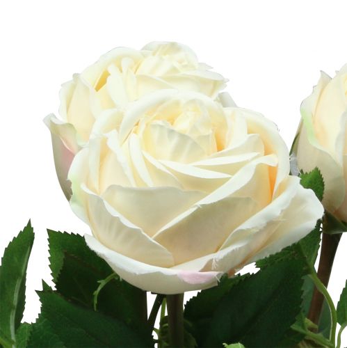 Floristik24 Rose in pink 65cm 4pcs