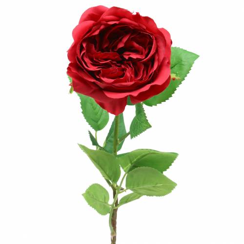 Floristik24 Rose artificial flower red 72cm