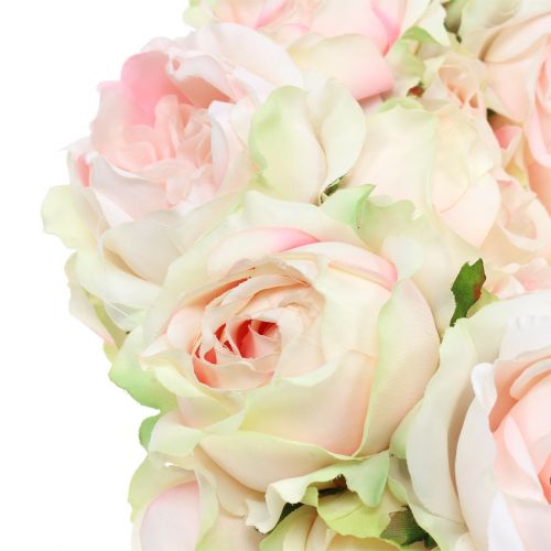 Floristik24 Rosary Cream / Pink Ø30cm