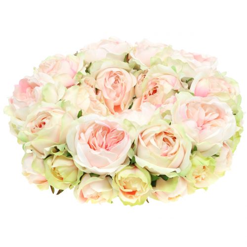 Floristik24 Rosary Cream / Pink Ø30cm