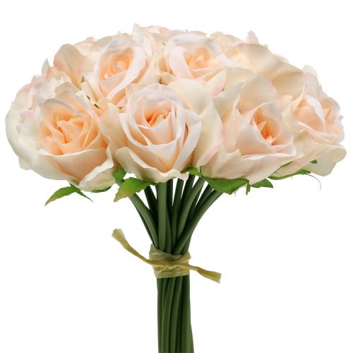 Floristik24 Rose bouquet peach Ø22cm