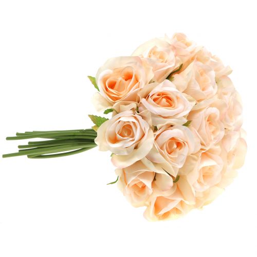 Floristik24 Rose bouquet peach Ø22cm