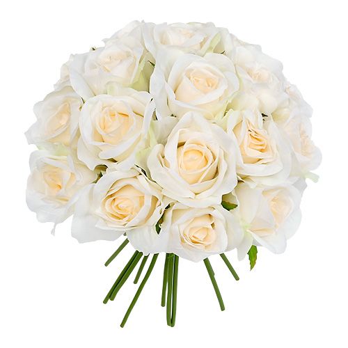 Floristik24 Rose bouquet white Ø26cm