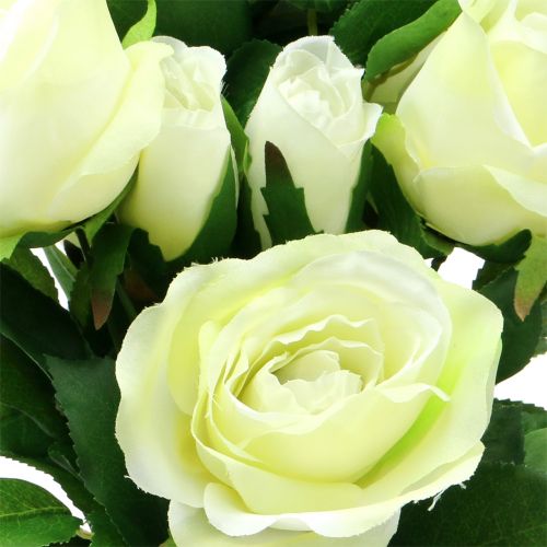 Floristik24 Rose bouquet cream 48cm