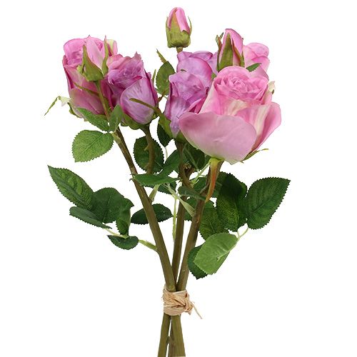 Floristik24 Rose bouquet old pink 40cm