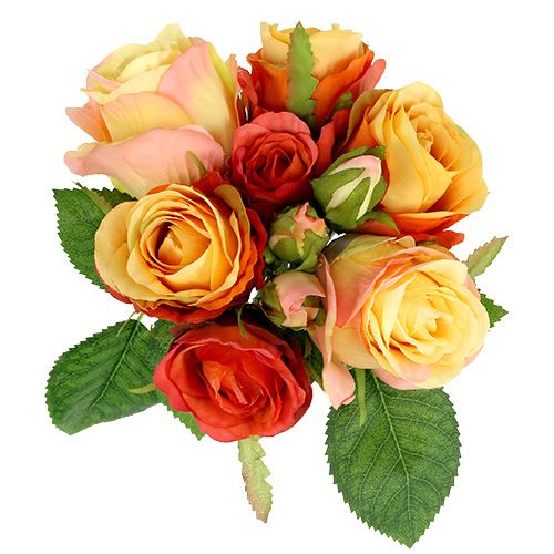 Product Bouquet of orange roses Ø17cm L25cm