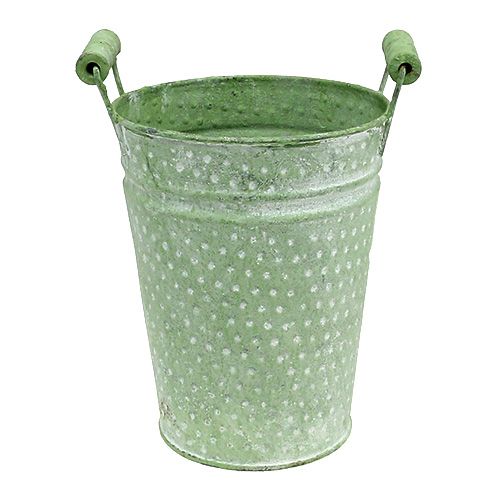 Rose pot with handles Ø14.5cm H19cm green | Floristik24.co.uk