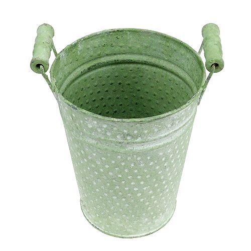 Rose pot with handles Ø14.5cm H19cm green | Floristik24.co.uk