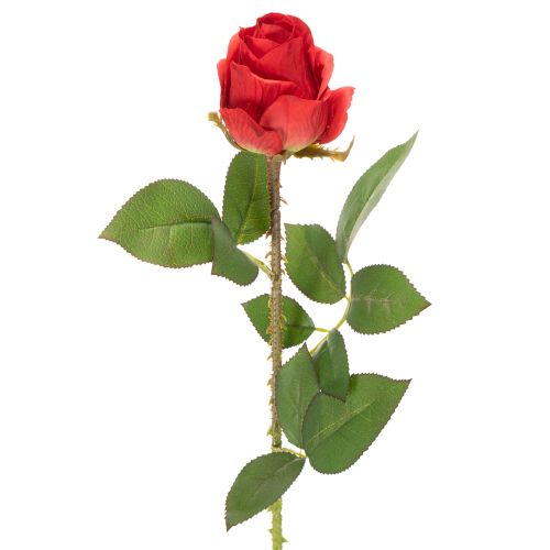 Rose branch silk flower artificial rose red 72cm 3pcs buy online | Floristik24.co.uk