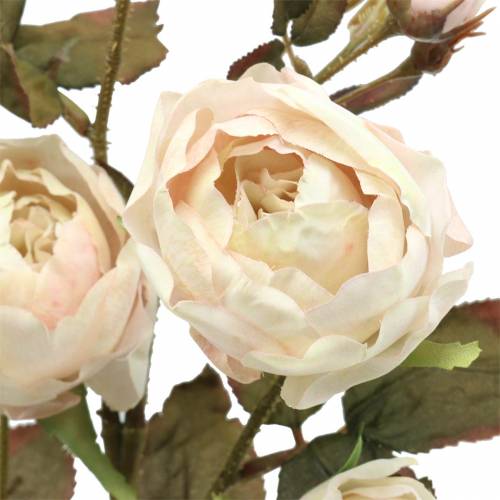 Product Artificial rose branch cream white 76cm