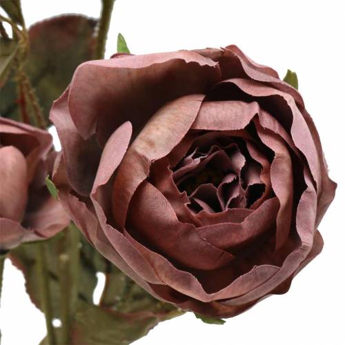 Floristik24 Artificial rose branch violet 76cm