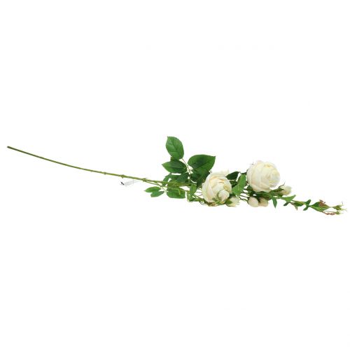 Product Rose branch crème / rosè 100cm
