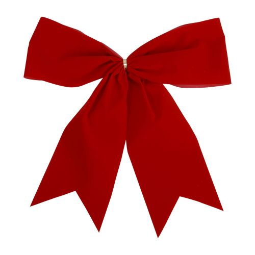 Red bow Christmas gift bow outdoor 21cm