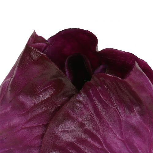 Floristik24 Artificial red cabbage Real-Touch Ø12cm