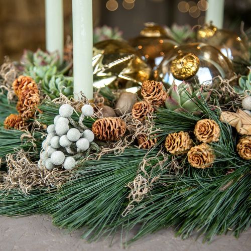 Product Salignum Branch Light Leucadendron Flowers on Branch 25 Pcs