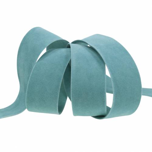 Product Velvet ribbon blue 25mm 7m