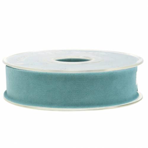Product Velvet ribbon blue 25mm 7m