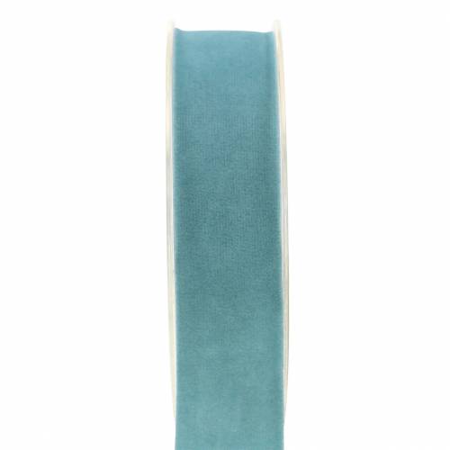 Product Velvet ribbon blue 25mm 7m