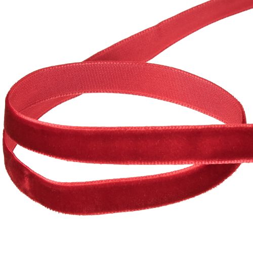 Product Velvet ribbon decorative ribbons Velvet Ribbon Bordeaux 10mm 20m