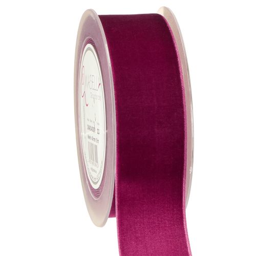 Floristik24 Velvet ribbon decorative ribbon velvet gift ribbon Erika 40mm 8m