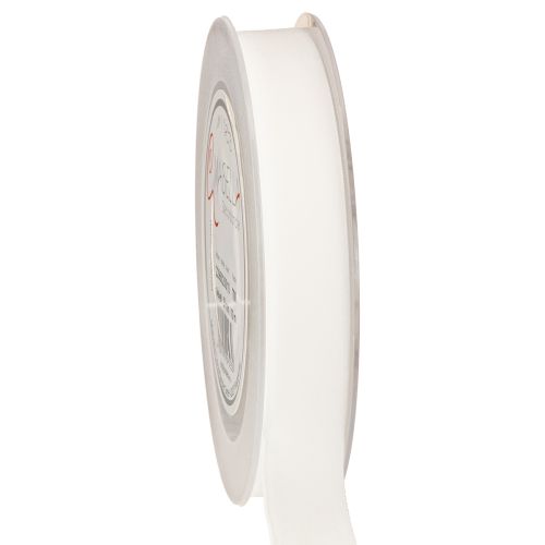 Velvet ribbon, gift ribbon, decorative ribbon, white velvet, 20mm wide, 10m long