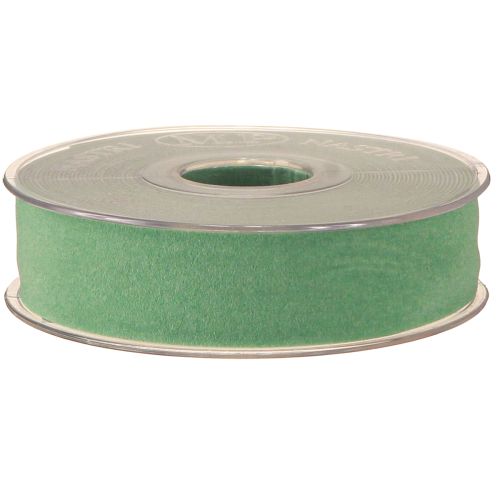 Product Velvet ribbon green gift ribbon velvet green ribbon 25mm 7m