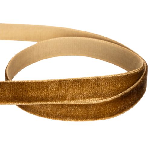 Decorative velvet ribbon, narrow, 10mm wide, 20m long, on a roll | Floristik24.co.uk